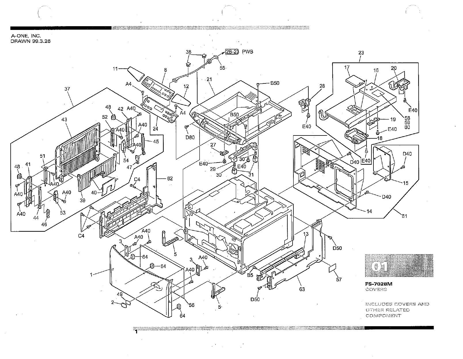 KYOCERA LaserPrinter FS-7028M Parts and Service Manual-6